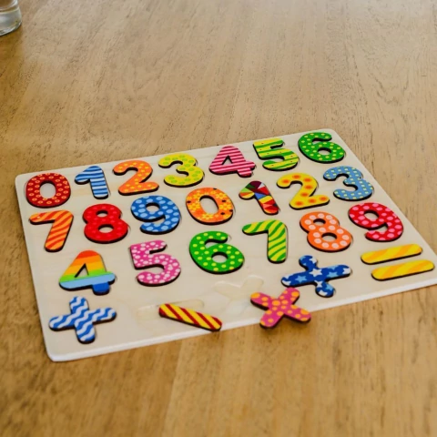 Juego encastre numeros - comprar online