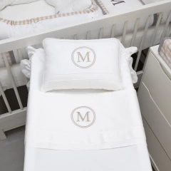 Kit Maternidade - Percal 400 fios - 008 - SibeleCrafts