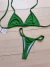 Biquíni suplex com amarração e regulagem lateral verde SKU 6126 na internet