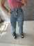 Calça Wide Cargo Costura Azul SKU 5922 - comprar online