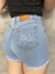 Short Jeans Sal e Pimenta Claro Desfiado - comprar online