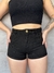 Short Preto Com Barra