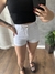 Short Jeans Sal e Pimenta Branco SKU 3041 - comprar online