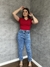 Calça Mom Jeans Sal e Pimenta Detalhe na Frente em Listra - comprar online