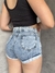 Short Jeans Manchado Com Cordinha - comprar online