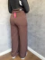 Calça Alfaiataria Pantalona Marrom SKU 5200 na internet