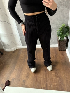 Calça Modal Com Cós Preta SKU 5439