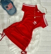 Vestido Frunce Adidas Retro