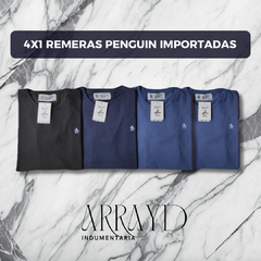 REMERA PENGUIN IMPORTADA 4X1