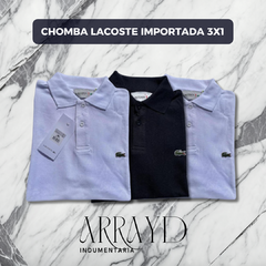 CHOMBA LACOSTE IMPORTADA 3x1