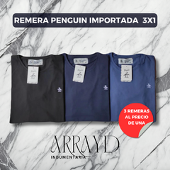 REMERA PENGUIN LISA IMPORTADA 3x1