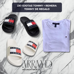 2x1 OJOTAS TOMMY HILFIGER + REMERA TOMMY DE REGALO