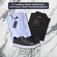 2x1 CHOMBAS TOMMY HILFIGER + ZAPATILLAS TOMMY DE REGALO