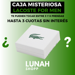 CAJA MISTERIOSA LACOSTE FOR MEN (HASTA 6 PRENDAS LACOSTE)