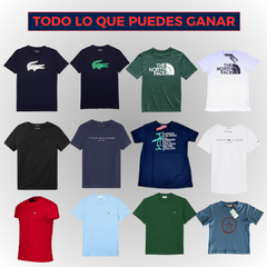 CAJA MISTERIOSA DE REMERAS NUEVAS DEVUELTAS (HASTA 6 REMERAS IMPORTADAS) - comprar online