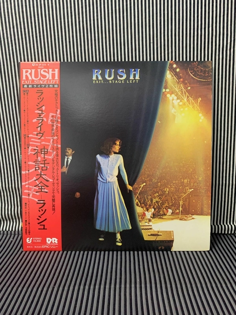 Rush – Exit...Stage Left Vinil japonês com Obi