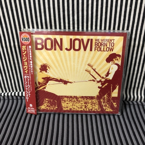 Bon Jovi – We Weren't Born To Follow CD japonês com Obi - comprar online
