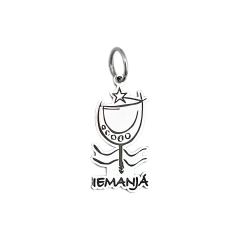 Pingente Prata 925 Símbolo Iemanjá - comprar online