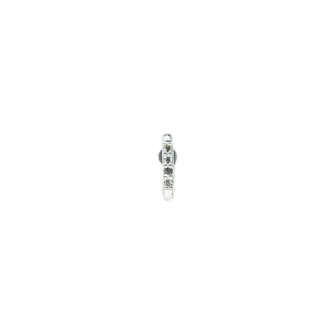 Piercing Prata 925 Pino com Zircônias Cristais - comprar online