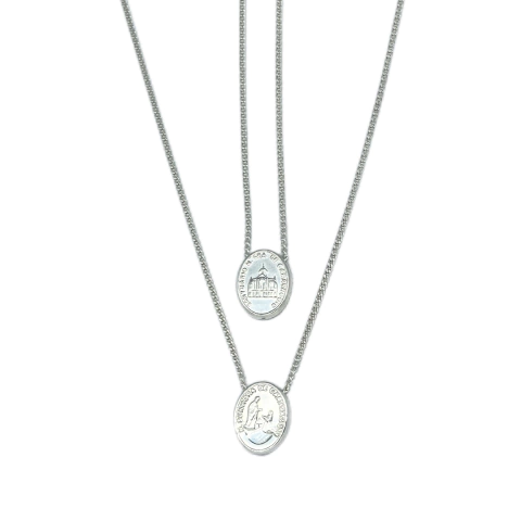 Escapulário Prata 925 Nossa Senhora De Caravaggio - comprar online