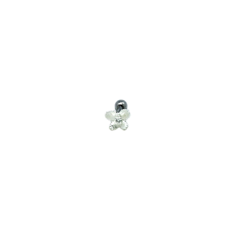 Piercing Prata 925 Borboleta com Zircônia Cristal - comprar online