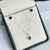 Conjunto Prata 925 Coração Azul Safira e Cristal - comprar online