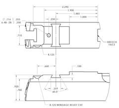 Alça e Massa IPSC para Imbel 1911 2022 Padrão BoMar Cut - Chagas  Custom