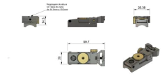Kit Alça Microajuste e Massa Fibra Ótica Rio Bravo - comprar online