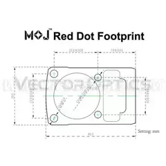 Mount Red Dot Aço TS9 Vector Optics Solar Frenzy-X 1x19x26 - comprar online