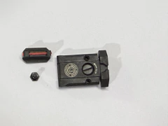 Kit Miras AJ com fibra ótica Em Aço Glock Competição - Chagas  Custom