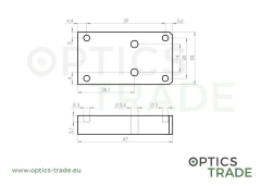 Mount Red Dot Jericho Sightmark Mini M Spec - Chagas  Custom