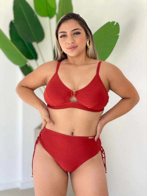 BIQUINI JANAINA COM HOT PANTS