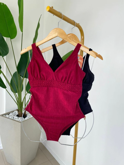 Maio Camila texturizado com trança manual