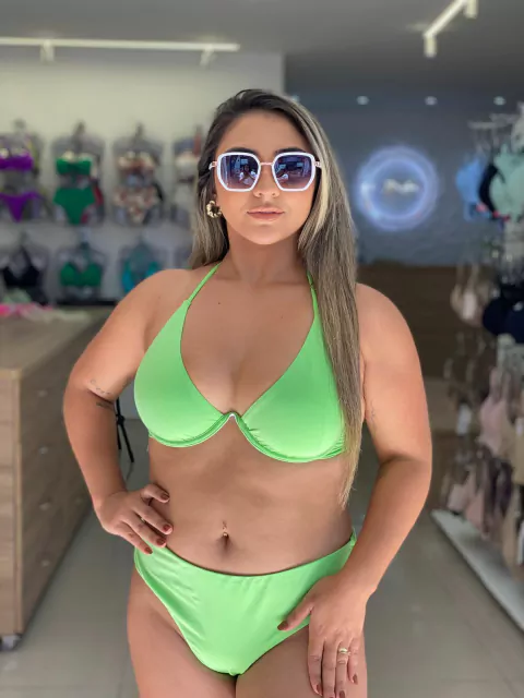 Biquini Ceila aro inteiro Plus Size