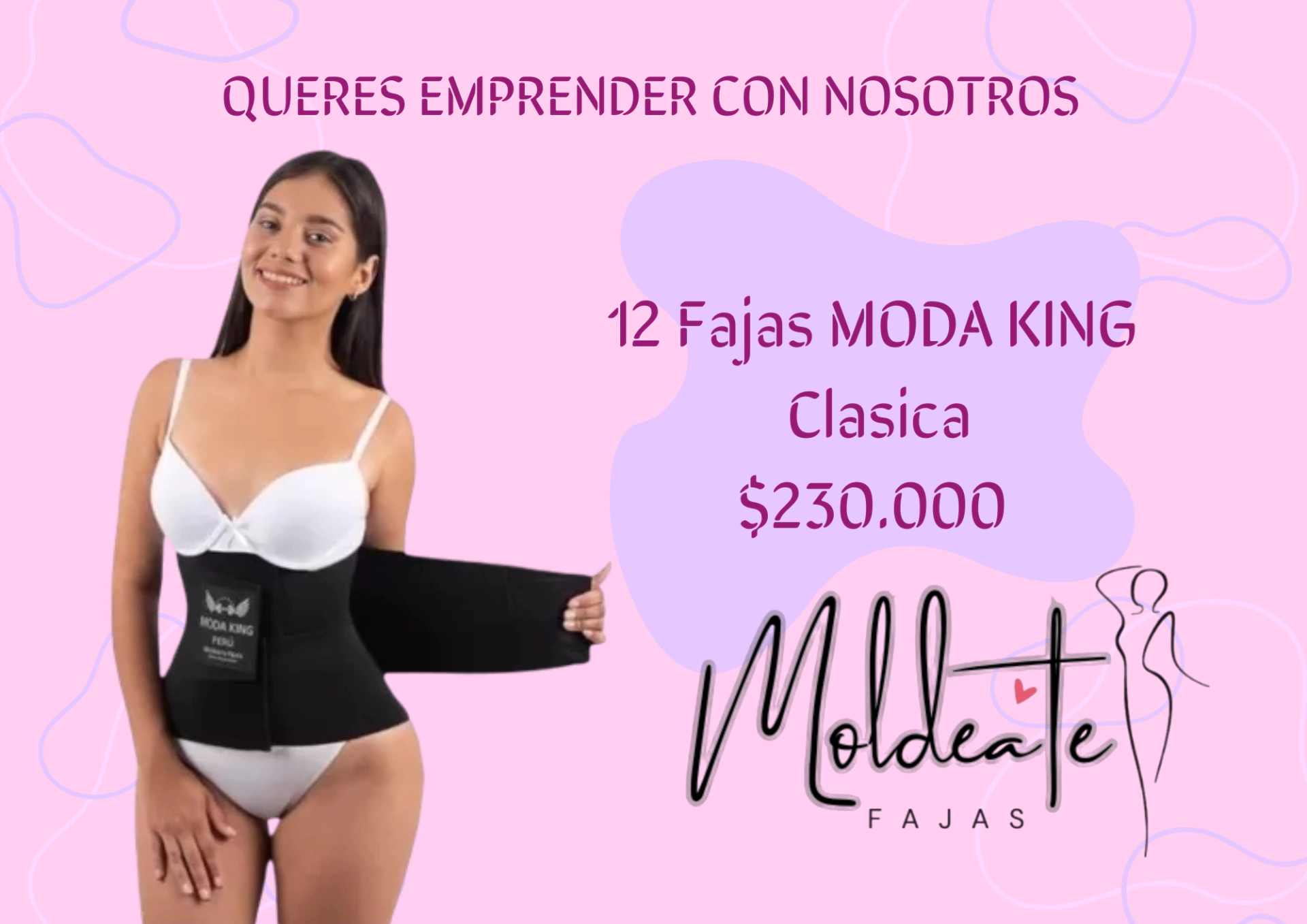 Banner de MOLDEATE FAJAS