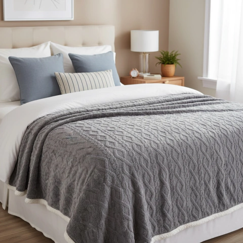 Manta Frazada Sherpa Throw