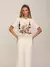 T-Shirt Chardonnay Off White Niini
