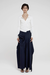 Saia Alfaiataria Isda Navy Andrea Bogosian - comprar online