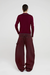 Blusa Tricot Irea Wine-Navy-Off Andrea Bogosian - Loja Form
