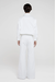 Calça Alfaiataria Ideza White Andrea Bogosian - loja online