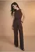 Calça Ellen Marrom IORANE - comprar online