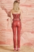 Calça Couro Betania - Laranja Suave NV - loja online