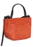Bolsa Feminina Small Top Handle Pirarucu Vermelho/Preto Osklen na internet