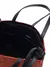 Imagem do Bolsa Feminina Small Top Handle Pirarucu Vermelho/Preto Osklen