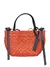 Bolsa Feminina Small Top Handle Pirarucu Vermelho/Preto Osklen