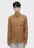 Camisa Classic Linen Ml Marrom Cedro Osklen - comprar online
