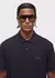 Polo brasão embossed color preto Osklen na internet