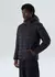 Jaqueta Superlight Hood Double Preto/Mostarda Osklen - comprar online