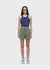 Short asadelta tela verde palmeira Osklen - comprar online