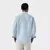 Camisa Cotton Linen Liso Azul ML Oficina Reserva - Loja Form